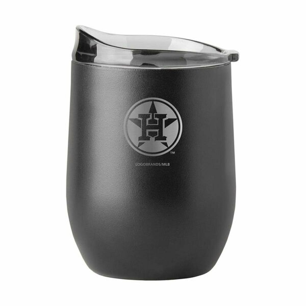 Moment-In-Time 16 oz MLB Houston Astros Curved Beverage, Etch Black Powder Coat MO3601406